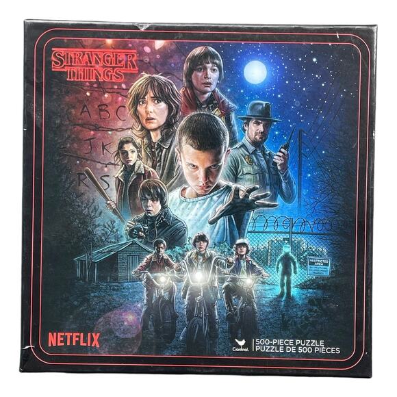 Stranger Things Netflix 500 Piece Puzzle - New - Picture 1 of 4